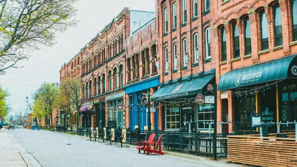 Businesses Set Up Along the Streets