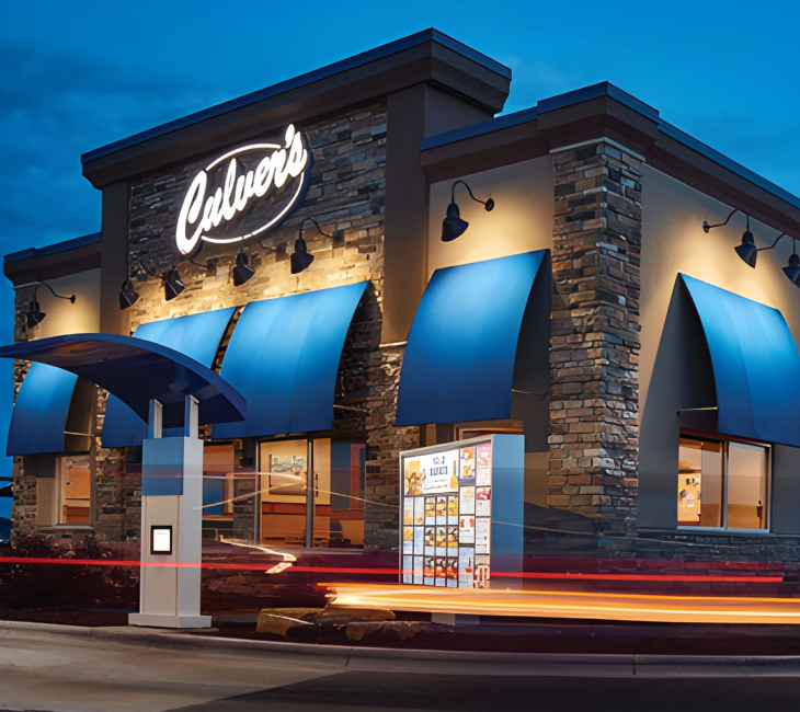 Culvers Exterior at Night