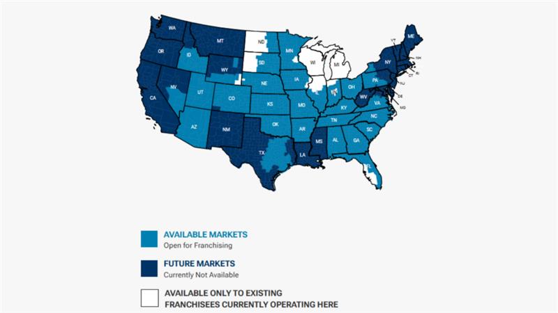 Culvers locations Map