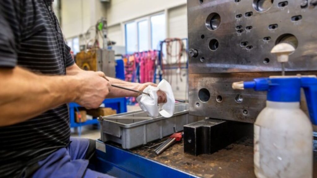 Manufacturing worker in Assembly area