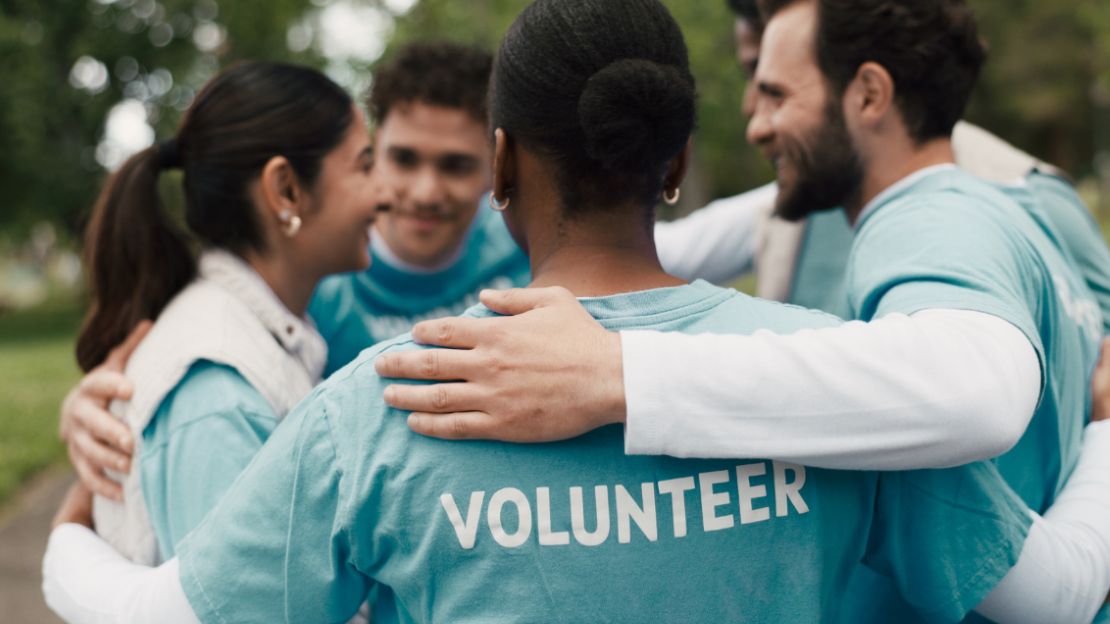 Non profit Volunteer Group Hug