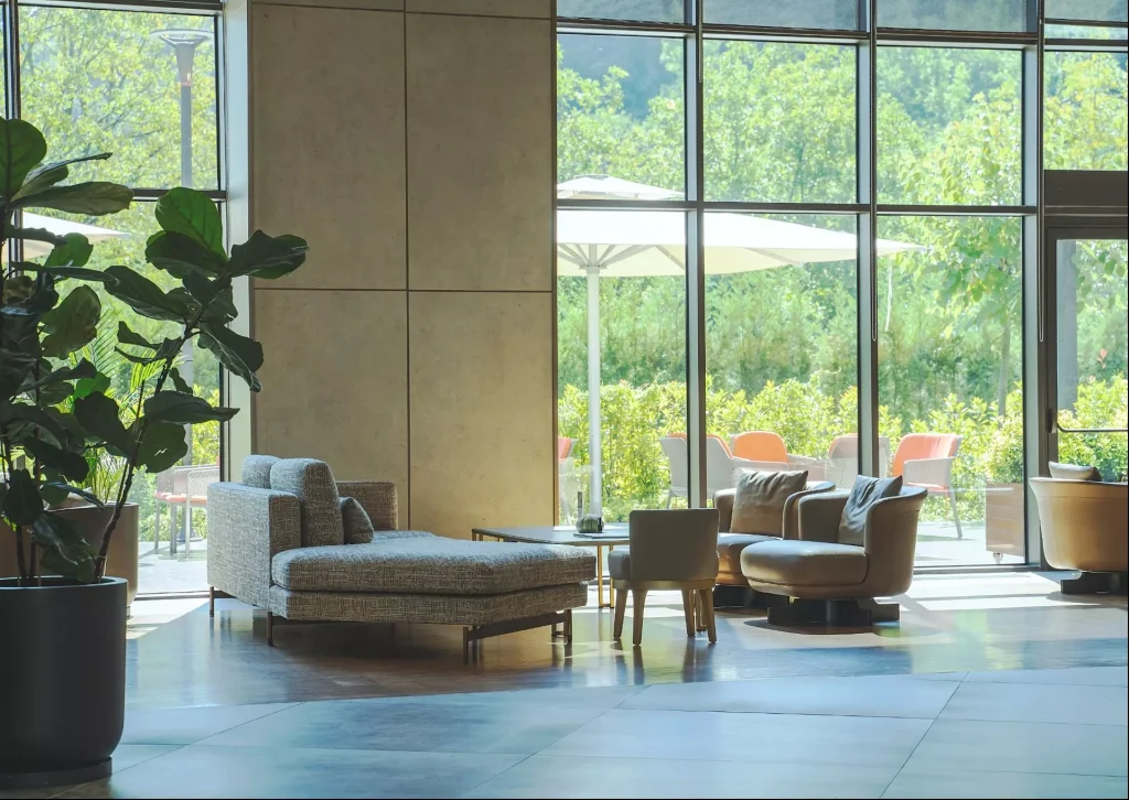 Hotel lobby
