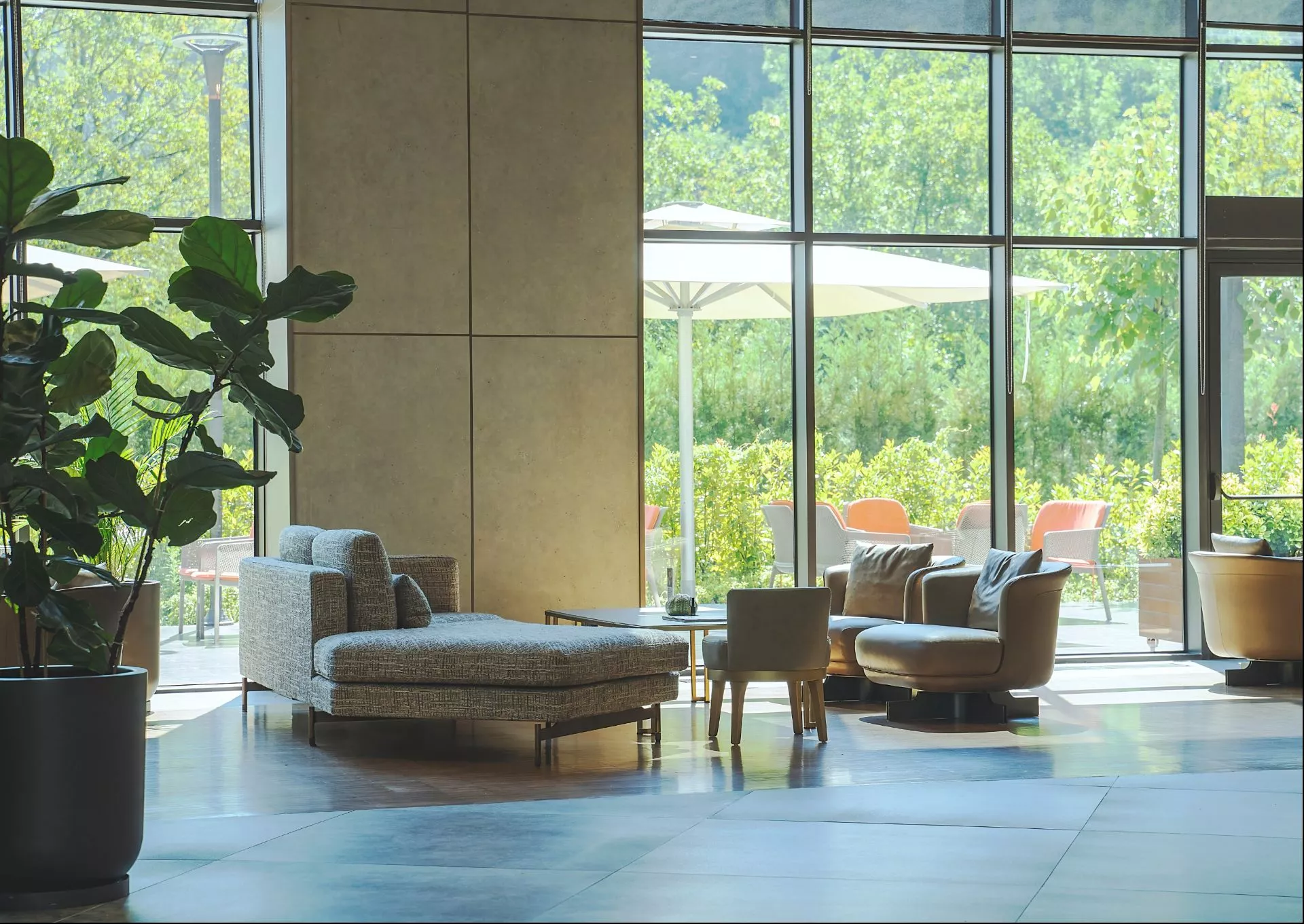 Hotel lobby